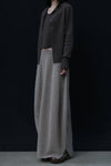 SWAYING 24 Autumn and Winter Cashmere Fake Two-piece Cardigan SW-SW24AW1T52-ZONG Brown SW-SW24AW1T52